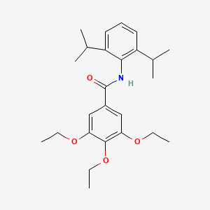 N-[2,6-di(propan-2-yl)phenyl]-3,4,5-triethoxybenzamide