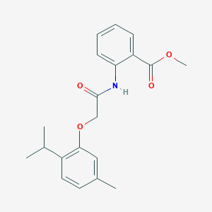 Methyl 2-{[(2-isopropyl-5-methylphenoxy)acetyl]amino}benzoate