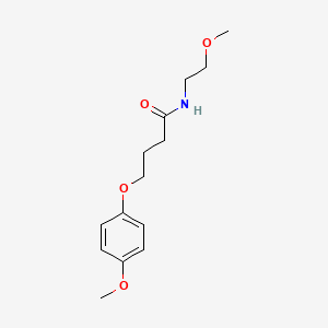 N-(2-methoxyethyl)-4-(4-methoxyphenoxy)butanamide