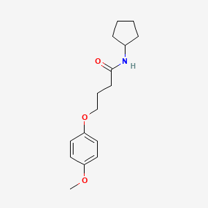 N-cyclopentyl-4-(4-methoxyphenoxy)butanamide