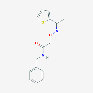 N-benzyl-2-({[1-(2-thienyl)ethylidene]amino}oxy)acetamide