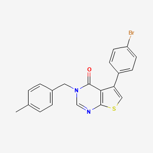 5-(4-bromophenyl)-3-(4-methylbenzyl)thieno[2,3-d]pyrimidin-4(3H)-one