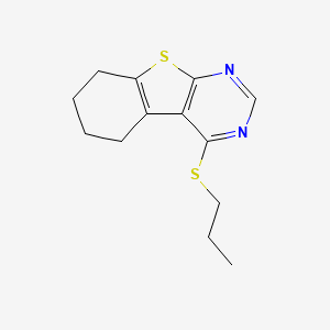 4-Propylsulfanyl-5,6,7,8-tetrahydro-[1]benzothiolo[2,3-d]pyrimidine