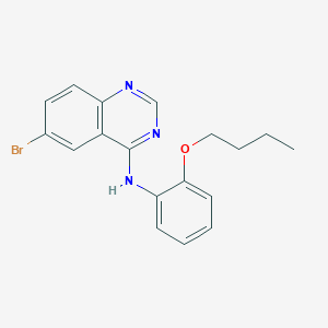 6-bromo-N-(2-butoxyphenyl)-4-quinazolinamine