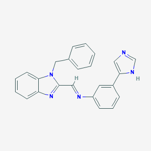 N-[(1-benzyl-1H-benzimidazol-2-yl)methylene]-N-[3-(1H-imidazol-4-yl)phenyl]amine