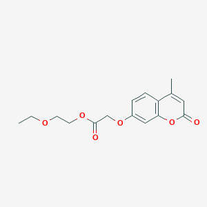 2-Ethoxyethyl 2-(4-methyl-2-oxochromen-7-yl)oxyacetate