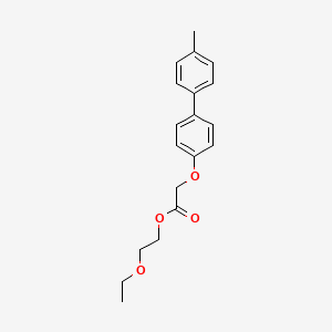 2-Ethoxyethyl 2-[4-(4-methylphenyl)phenoxy]acetate