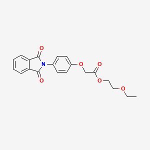 2-Ethoxyethyl 2-[4-(1,3-dioxoisoindol-2-yl)phenoxy]acetate