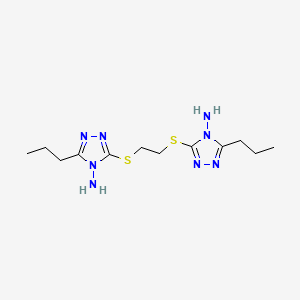 molecular formula C12H22N8S2 B3757428 MFCD03536391 