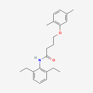 N-(2,6-diethylphenyl)-4-(2,5-dimethylphenoxy)butanamide