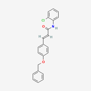 3-(4-(BENZYLOXY)PHENYL)-N-(2-CHLOROPHENYL)ACRYLAMIDE