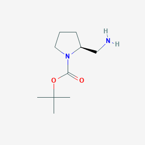 molecular formula C10H20N2O2 B037575 (S)-1-Boc-2-(aminomethyl)pyrrolidine CAS No. 119020-01-8