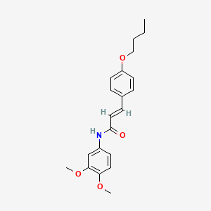 3-(4-butoxyphenyl)-N-(3,4-dimethoxyphenyl)acrylamide