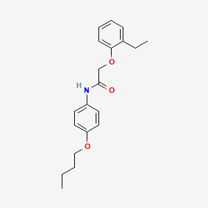 molecular formula C20H25NO3 B3757541 N-(4-butoxyphenyl)-2-(2-ethylphenoxy)acetamide 