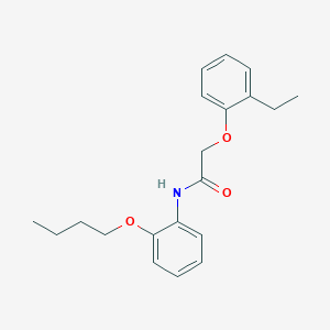 molecular formula C20H25NO3 B3757543 N-(2-butoxyphenyl)-2-(2-ethylphenoxy)acetamide 