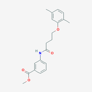 methyl 3-{[4-(2,5-dimethylphenoxy)butanoyl]amino}benzoate