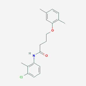 N-(3-chloro-2-methylphenyl)-4-(2,5-dimethylphenoxy)butanamide