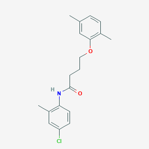 N-(4-chloro-2-methylphenyl)-4-(2,5-dimethylphenoxy)butanamide