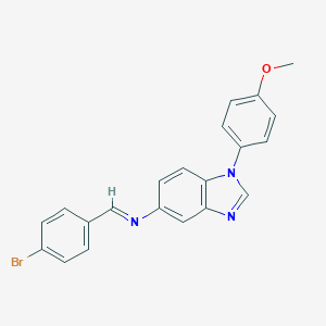 N-[(E)-(4-bromophenyl)methylidene]-1-(4-methoxyphenyl)-1H-benzimidazol-5-amine