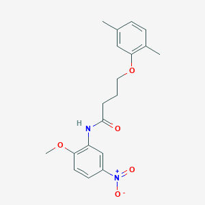 4-(2,5-dimethylphenoxy)-N-(2-methoxy-5-nitrophenyl)butanamide