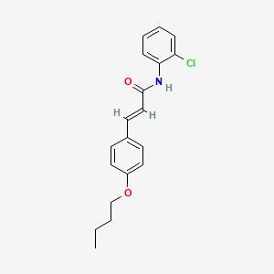 3-(4-butoxyphenyl)-N-(2-chlorophenyl)acrylamide