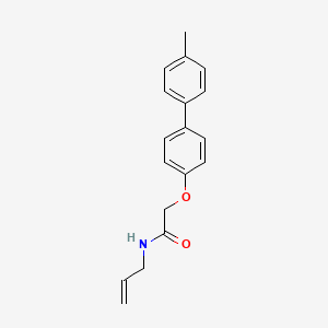 molecular formula C18H19NO2 B3757689 N-allyl-2-[(4'-methyl-4-biphenylyl)oxy]acetamide 