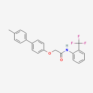 2-[(4'-methyl-4-biphenylyl)oxy]-N-[2-(trifluoromethyl)phenyl]acetamide