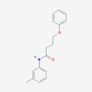 molecular formula C17H19NO2 B3757712 N-(3-methylphenyl)-4-phenoxybutanamide 