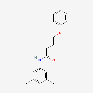 molecular formula C18H21NO2 B3757730 N-(3,5-dimethylphenyl)-4-phenoxybutanamide 