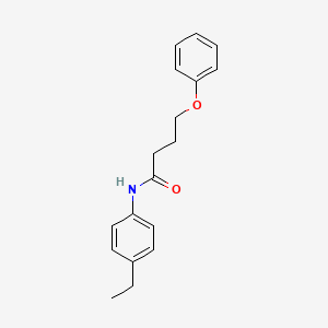 molecular formula C18H21NO2 B3757731 N-(4-ethylphenyl)-4-phenoxybutanamide 