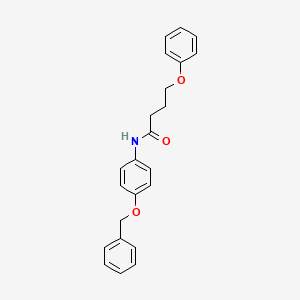 N-[4-(benzyloxy)phenyl]-4-phenoxybutanamide