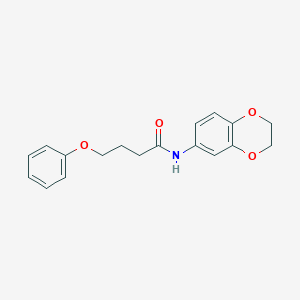 N-(2,3-dihydro-1,4-benzodioxin-6-yl)-4-phenoxybutanamide