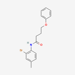 N-(2-bromo-4-methylphenyl)-4-phenoxybutanamide