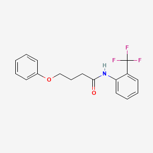 4-phenoxy-N-[2-(trifluoromethyl)phenyl]butanamide