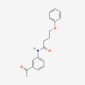 N-(3-acetylphenyl)-4-phenoxybutanamide