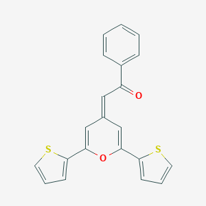 2-[2,6-di(2-thienyl)-4H-pyran-4-ylidene]-1-phenylethanone