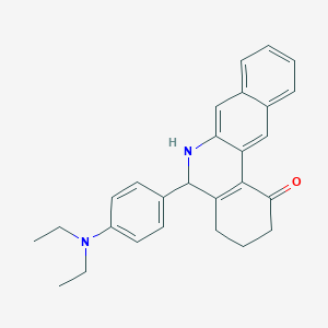 5-[4-(diethylamino)phenyl]-3,4,5,6-tetrahydrobenzo[b]phenanthridin-1(2H)-one