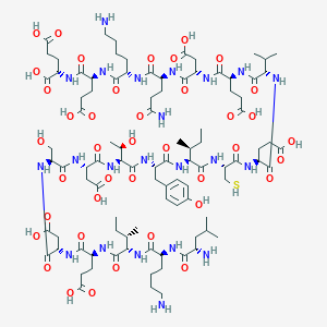 molecular formula C96H152N22O40S B037584 Lkiedsdtyicevedqkee CAS No. 123380-67-6