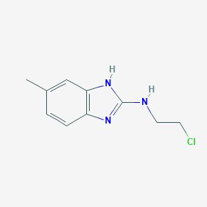 molecular formula C10H12ClN3 B375849 N-(2-chloroethyl)-5-methyl-1H-benzimidazol-2-amine 