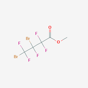 molecular formula C5H3Br2F5O2 B037585 Methyl 3,4-dibromopentafluorobutyrate CAS No. 124311-13-3