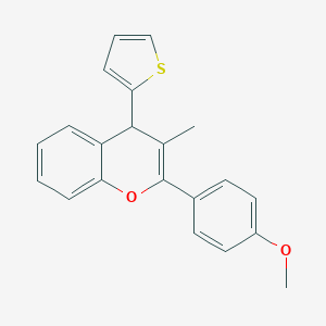 2-(4-Methoxy-phenyl)-3-methyl-4-thiophen-2-yl-4H-chromene