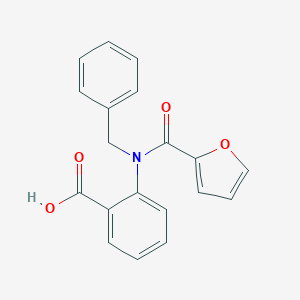 molecular formula C19H15NO4 B375870 2-[Benzyl(2-furoyl)amino]benzoic acid 