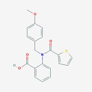 2-[(4-Methoxybenzyl)(2-thienylcarbonyl)amino]benzoic acid