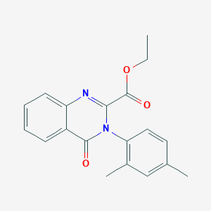 Ethyl 3-(2,4-dimethylphenyl)-4-oxo-3,4-dihydroquinazoline-2-carboxylate