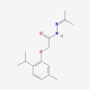 2-(2-isopropyl-5-methylphenoxy)-N'-(1-methylethylidene)acetohydrazide