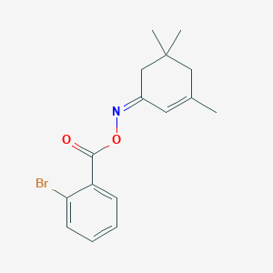 molecular formula C16H18BrNO2 B375877 3,5,5-trimethyl-2-cyclohexen-1-one O-(2-bromobenzoyl)oxime 
