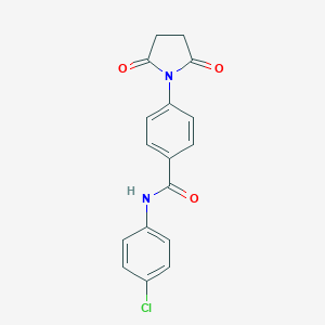 N-(4-chlorophenyl)-4-(2,5-dioxopyrrolidin-1-yl)benzamide