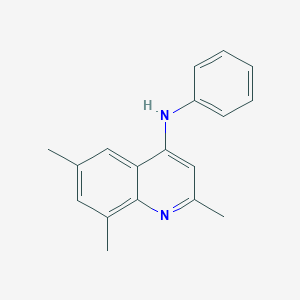 2,6,8-trimethyl-N-phenyl-4-quinolinamine