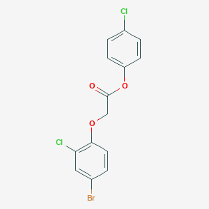 4-Chlorophenyl (4-bromo-2-chlorophenoxy)acetate