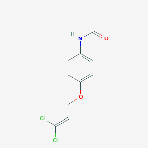 N-[4-(3,3-dichloroprop-2-enoxy)phenyl]acetamide